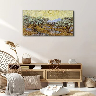 Obraz Canvas Slnko las van Gogh