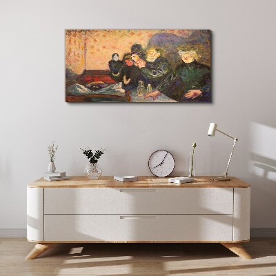 Obraz Canvas Večer v kaviarni