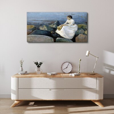 Obraz Canvas Odrazy na morskom pobreží