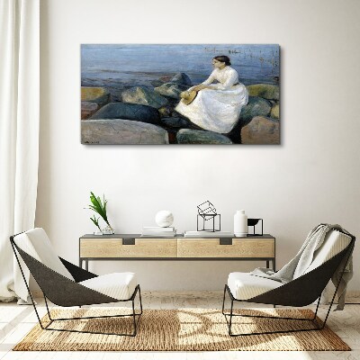 Obraz Canvas Odrazy na morskom pobreží
