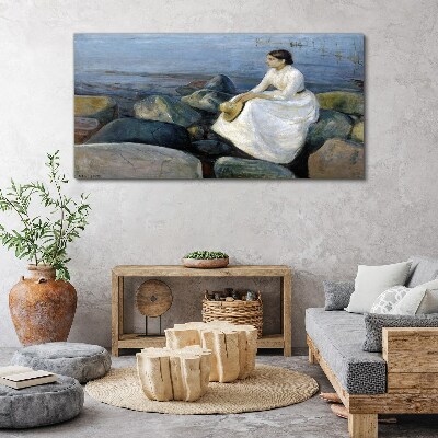 Obraz Canvas Odrazy na morskom pobreží