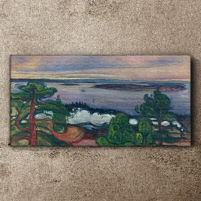 Obraz Canvas Vlak PAL Edvard Munch