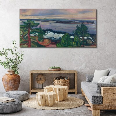 Obraz Canvas Vlak PAL Edvard Munch