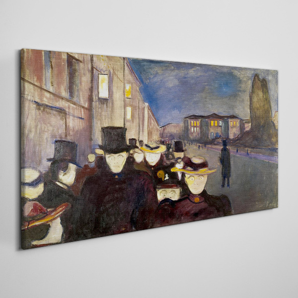 Obraz Canvas Večerná prechádzka mestom