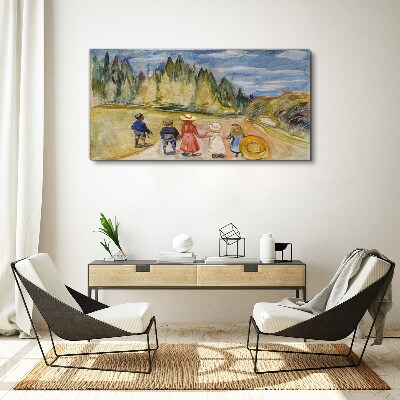Obraz Canvas Prechádzka medzi stromami