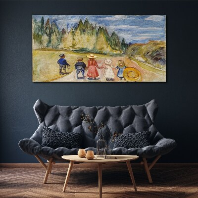 Obraz Canvas Prechádzka medzi stromami
