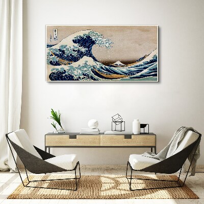 Obraz Canvas Veľká vlna pri Kanagawe