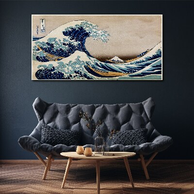Obraz Canvas Veľká vlna pri Kanagawe