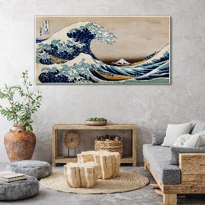 Obraz Canvas Veľká vlna pri Kanagawe
