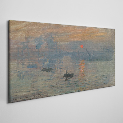 Obraz na plátne Východ slnka impresionizmus