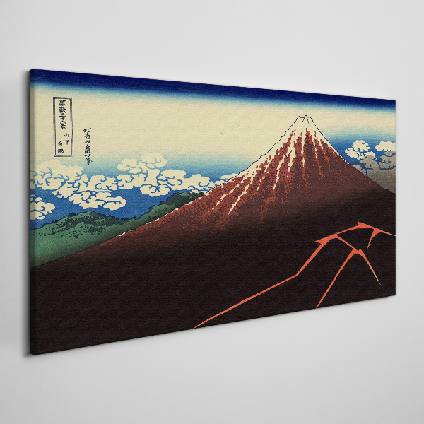 Obraz na plátne Mount Fuji v jarnom počasí