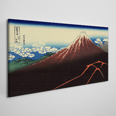 Obraz na plátne Mount Fuji v jarnom počasí