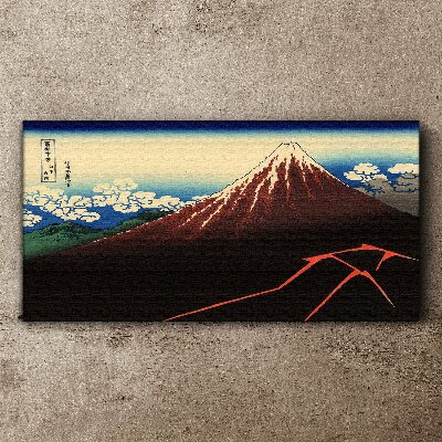 Obraz na plátne Mount Fuji v jarnom počasí