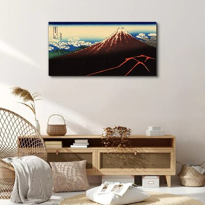 Obraz na plátne Mount Fuji v jarnom počasí
