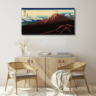 Obraz na plátne Mount Fuji v jarnom počasí