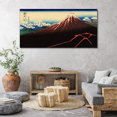Obraz na plátne Mount Fuji v jarnom počasí