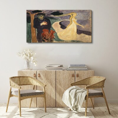 Obraz na plátne Separácia Edvard Munch