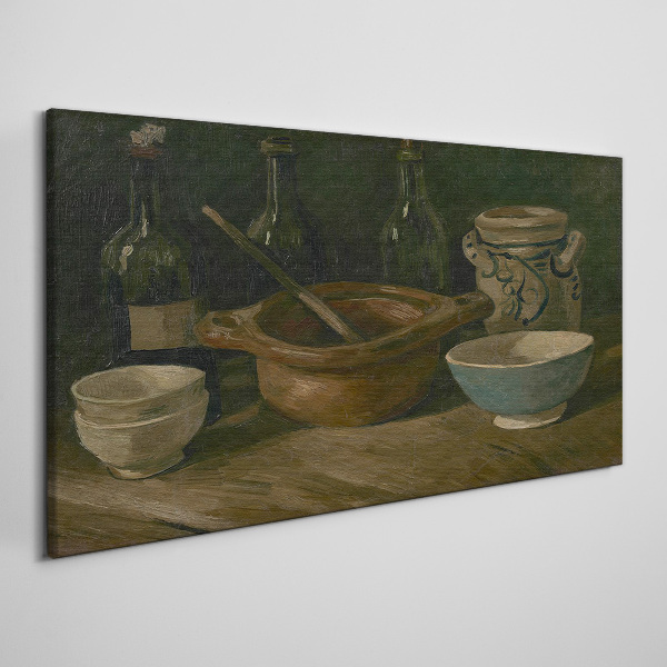 Obraz canvas Keramika fľašu van Gogh