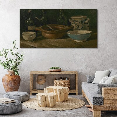 Obraz canvas Zátišie s nádobami