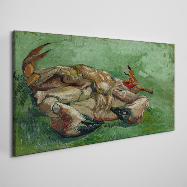 Obraz canvas Krab ležiaci na chrbte