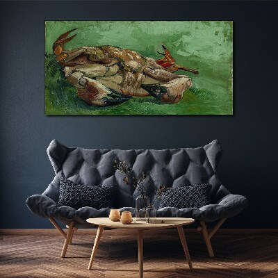 Obraz canvas Krab ležiaci na chrbte