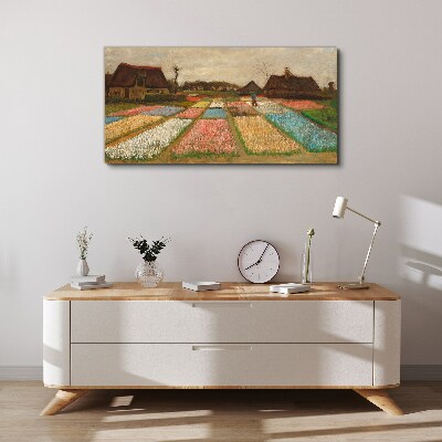 Obraz canvas Žiarovkové pole van Gogh