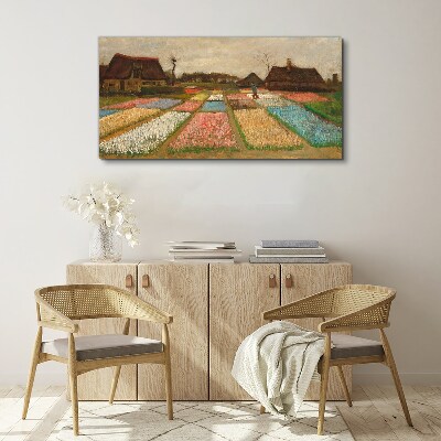 Obraz canvas Jarné tulipánové polia