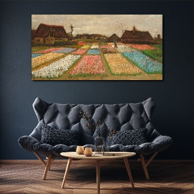 Obraz canvas Jarné tulipánové polia