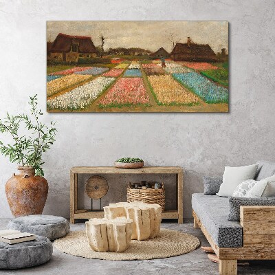 Obraz canvas Jarné tulipánové polia
