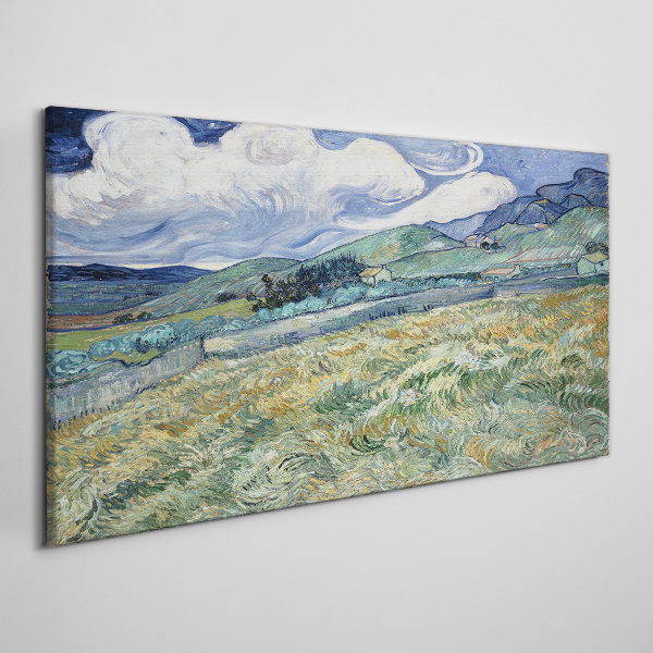 Obraz canvas Vlna zelene a neba