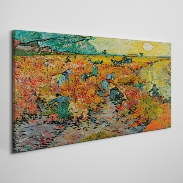 Obraz canvas Zberači pšenice