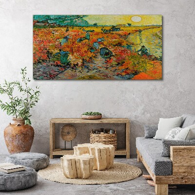 Obraz canvas Zberači pšenice
