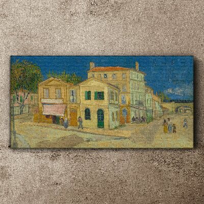 Obraz canvas Žltý dom van Gogh
