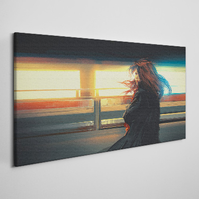 Obraz Canvas Odrazy v mestskom svetle