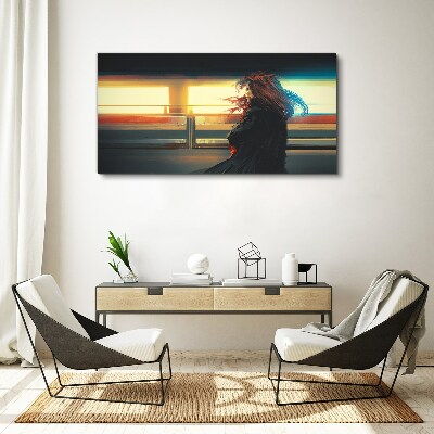 Obraz Canvas Odrazy v mestskom svetle