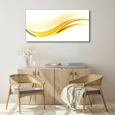 Obraz Canvas Abstrakcie žlté vlny