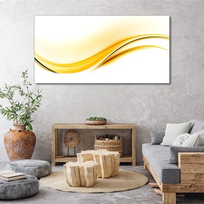 Obraz Canvas Abstrakcie žlté vlny