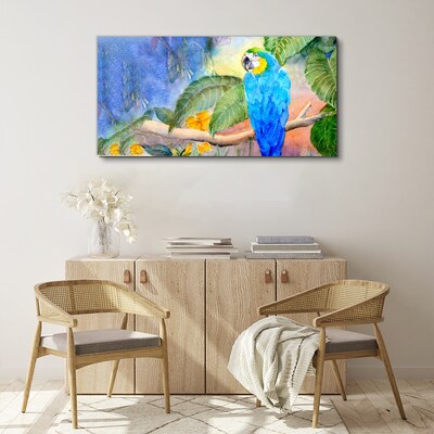 Obraz canvas Opustí zvieracie papagáj