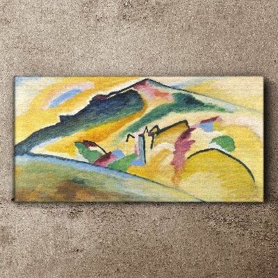 Obraz canvas Farby horskej krajiny