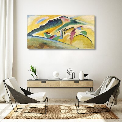 Obraz canvas Farby horskej krajiny