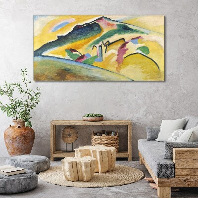 Obraz canvas Farby horskej krajiny