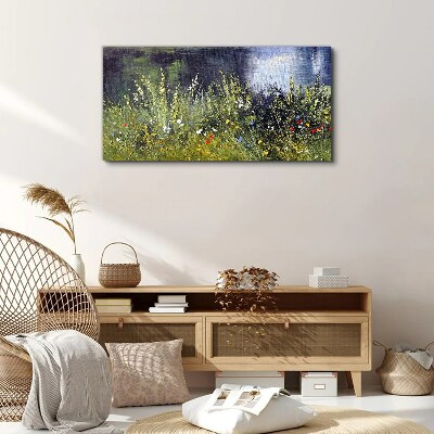 Obraz canvas Kvetinová lúka vo svetle