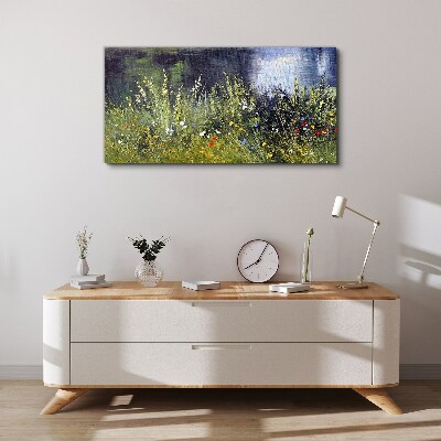 Obraz canvas Kvetinová lúka vo svetle