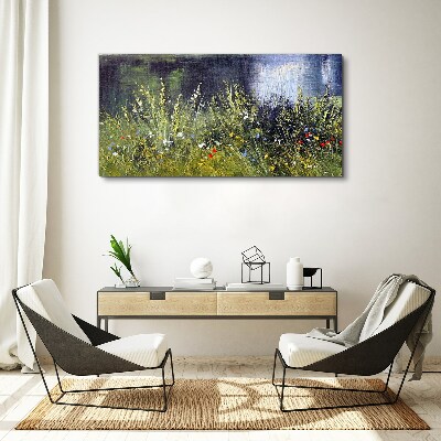 Obraz canvas Kvetinová lúka vo svetle