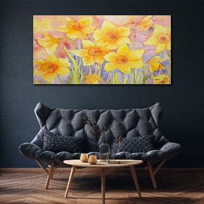 Obraz Canvas Kvetinový tanec narcisov