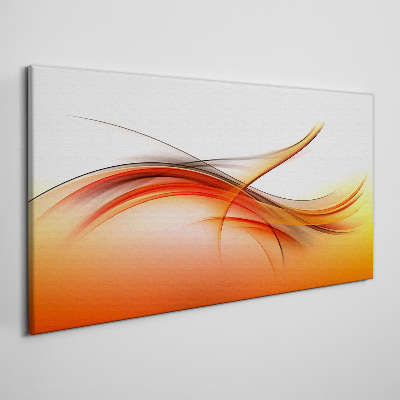 Obraz Canvas Abstrakcie oranžové vlny