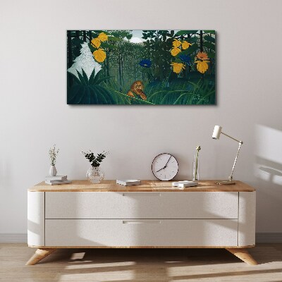 Obraz Canvas Tajomný les s divokou prírodou
