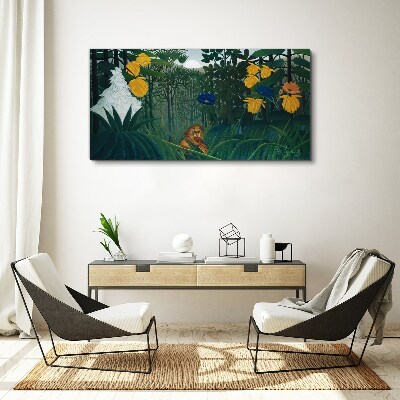 Obraz Canvas Tajomný les s divokou prírodou