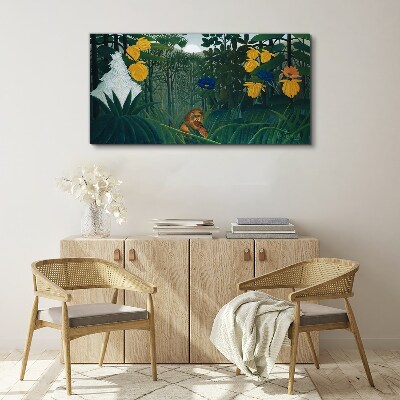 Obraz Canvas Tajomný les s divokou prírodou