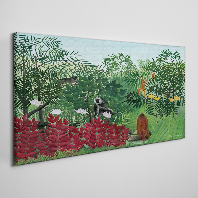 Obraz Canvas Tropické las Henri Rousseau